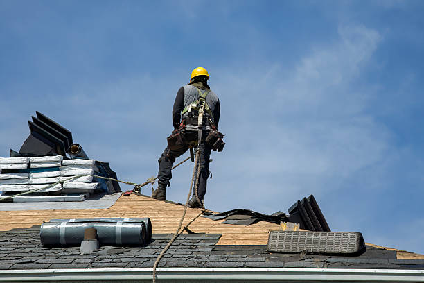Professional Roof Replacement technician working in Killawog, NY